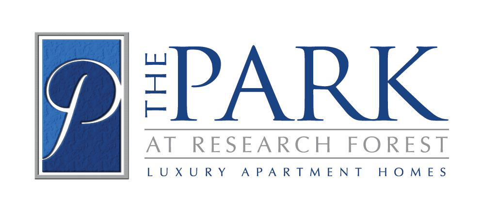a logo for the park at research forest